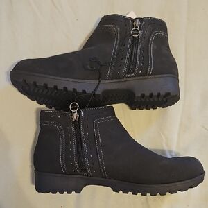 Jsport Women's Jenna Ankle Boots "Black" Size 9M